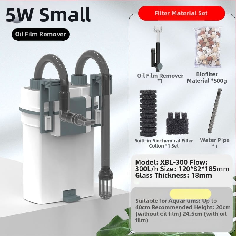 Akvariumo išorinis sieninis kanistro filtras, plastikinis korpusas, SUNSUN/SENSEN, 1 kg