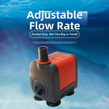 Povandeninis siurblys akvariumui, itin tylus, kompakti cirkuliacijos ir fontano siurblys, 3W/5W, plastikas, 0,5 kg