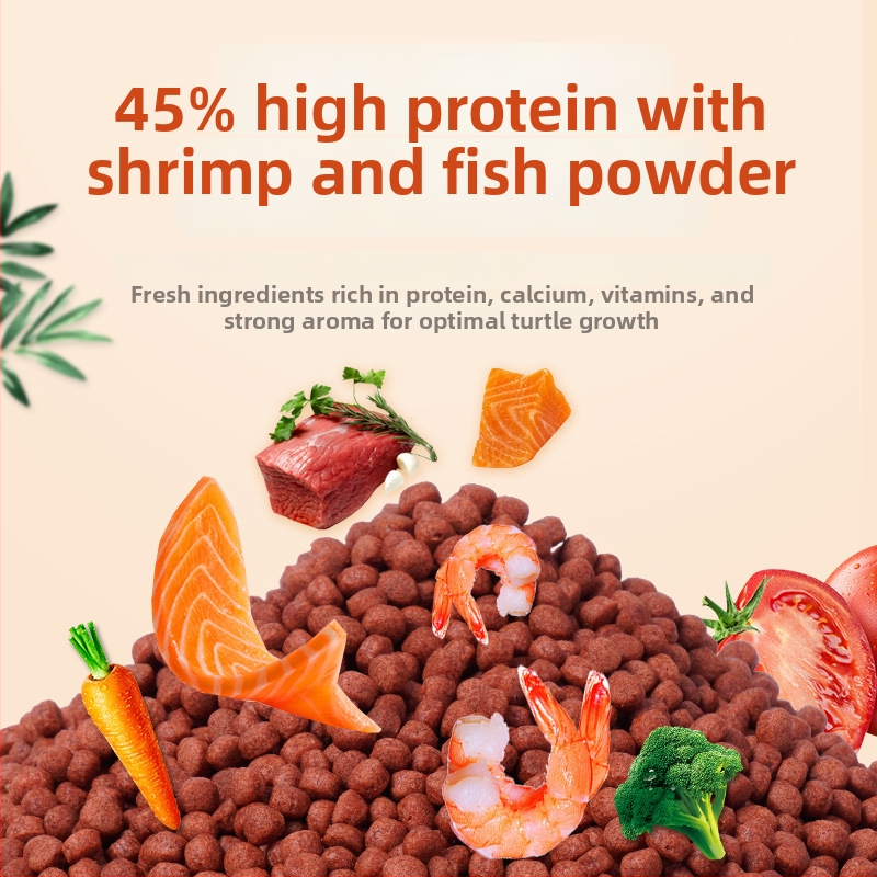 Nai Chong zīmola dekoratīvā bruņurupuču barība - akvāriju bruņurupuču barība, mājdzīvnieku barība, vairumtirdzniecības tiešais piegādātājs