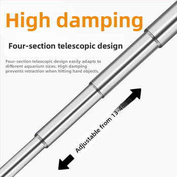 Nerūdijančio plieno sulankstomas žvejybos tinklas su ilga rankena, apvalios ir kvadratinės formos (50 g)