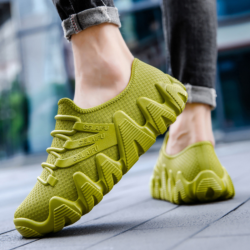 Férfiaknak szánt vízálló alacsony profilú esőcsizma, csúszásmentes talppal, meleg belsővel és EVA talppal