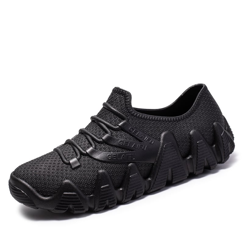 Férfiaknak szánt vízálló alacsony profilú esőcsizma, csúszásmentes talppal, meleg belsővel és EVA talppal