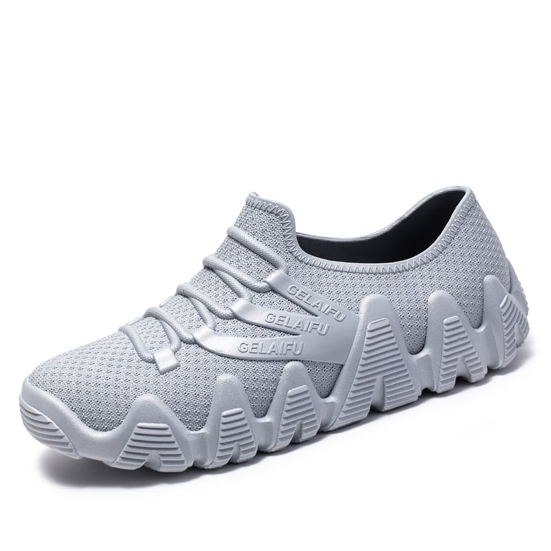 Férfiaknak szánt vízálló alacsony profilú esőcsizma, csúszásmentes talppal, meleg belsővel és EVA talppal