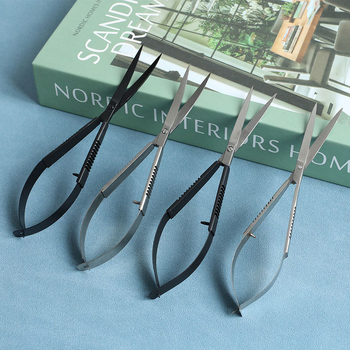 Ackway ψαλίδια για φυτά ενυδρείου – με ελατήριο, 420J2 ανοξείδωτο ατσάλι, 25 g, 100 τεμ./κουτί