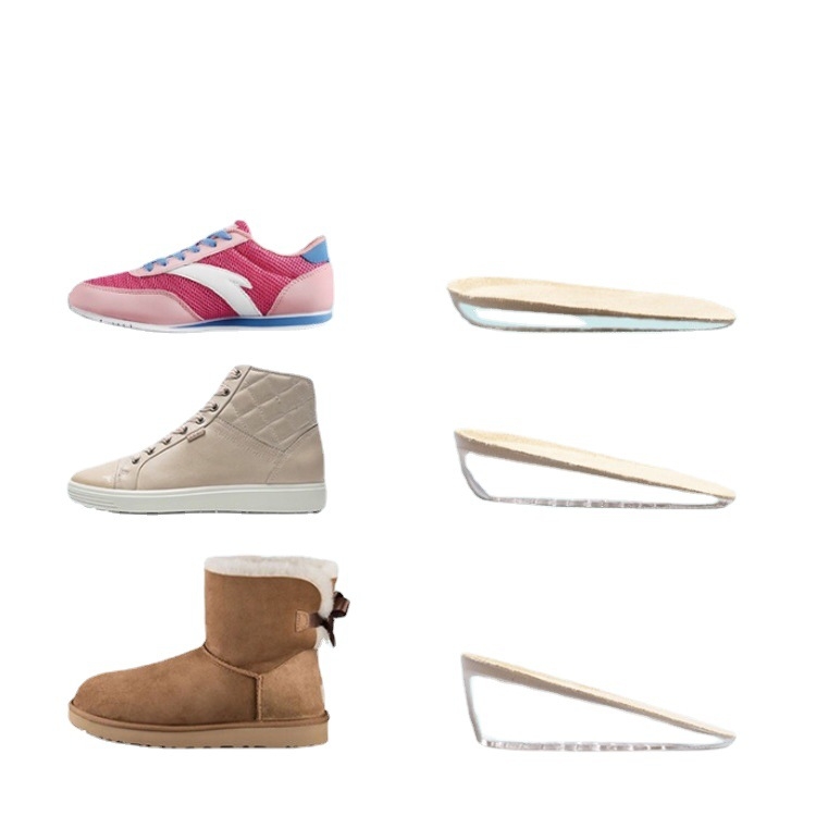 Augstuma paaugstināšanas pēdiņa apaviem – PU materiāls, slēgtā papēža paliktnis, paaugstināts dizains, modelis 154, piemērots sneakers, ādas apaviem, zābakiem, ikdienas un darba apaviem