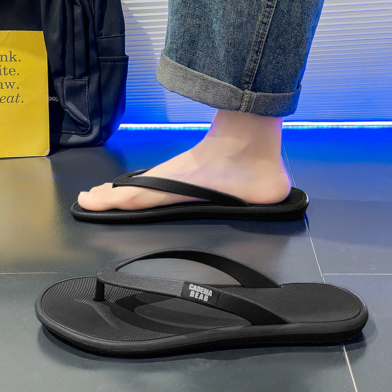 Férfi koreai stílusú flip-flopok, nyitott lábujjú, EVA strandpapucs a strandon, könnyű és kényelmes puha talppal (felső EVA; talp EVA; injection-molded technológia; felnőtt férfiak; nyár 2024)