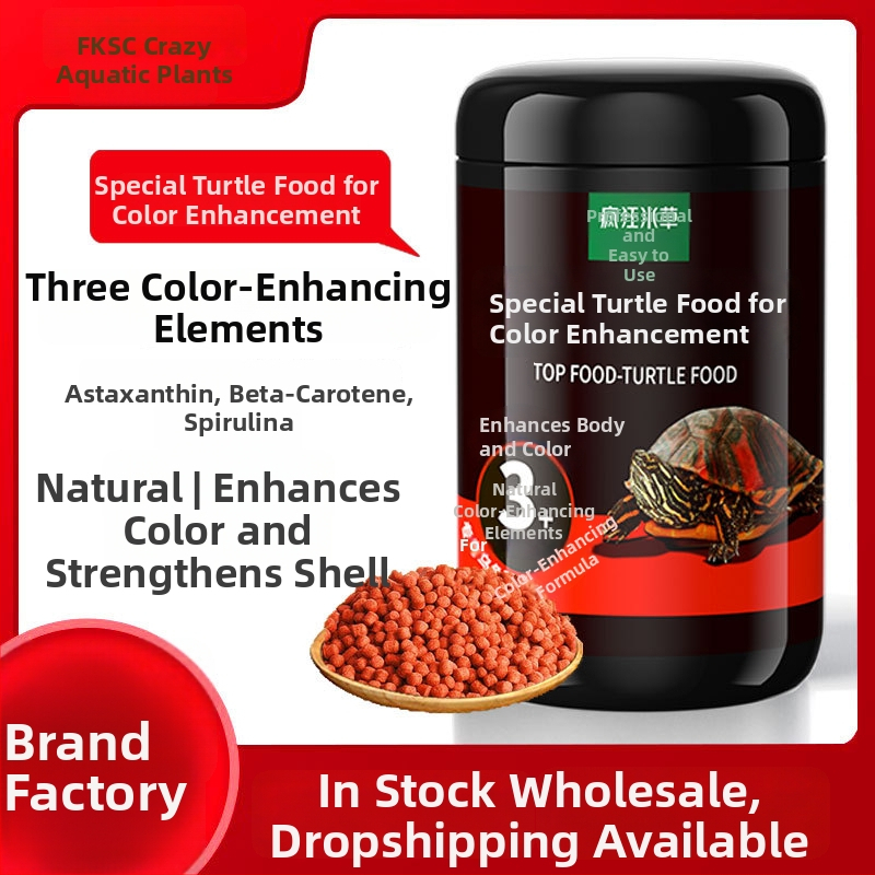 Crazy Water Plants kilpkonnadele mõeldud graanulite toit – 500 g, graanulid, akvaelavate lemmikloomadele