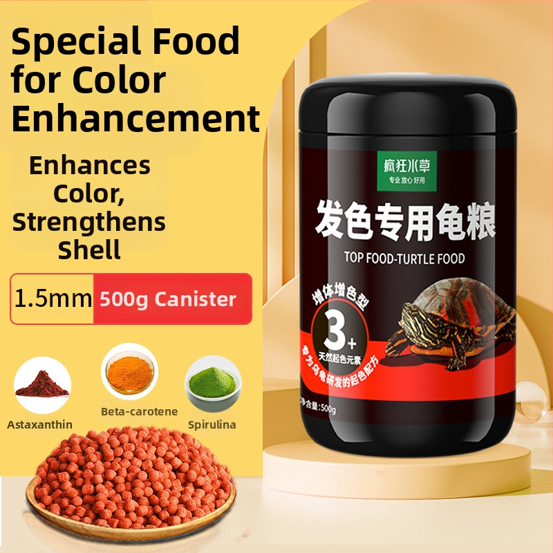 Crazy Water Plants kilpkonnadele mõeldud graanulite toit – 500 g, graanulid, akvaelavate lemmikloomadele