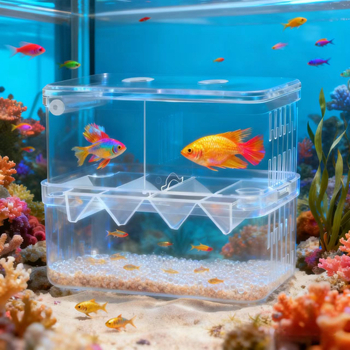 Инкубатор аквариум за бетта риба, PS материал, разделяне по време на инкубацията, марка Yao liu ba