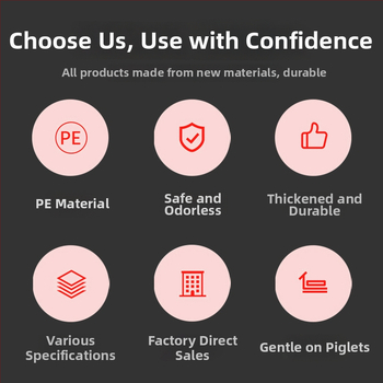 Käsitsi sigade karjatamise seade – paksendatud disain, plastist, vastupidav sigade kasvatuseks