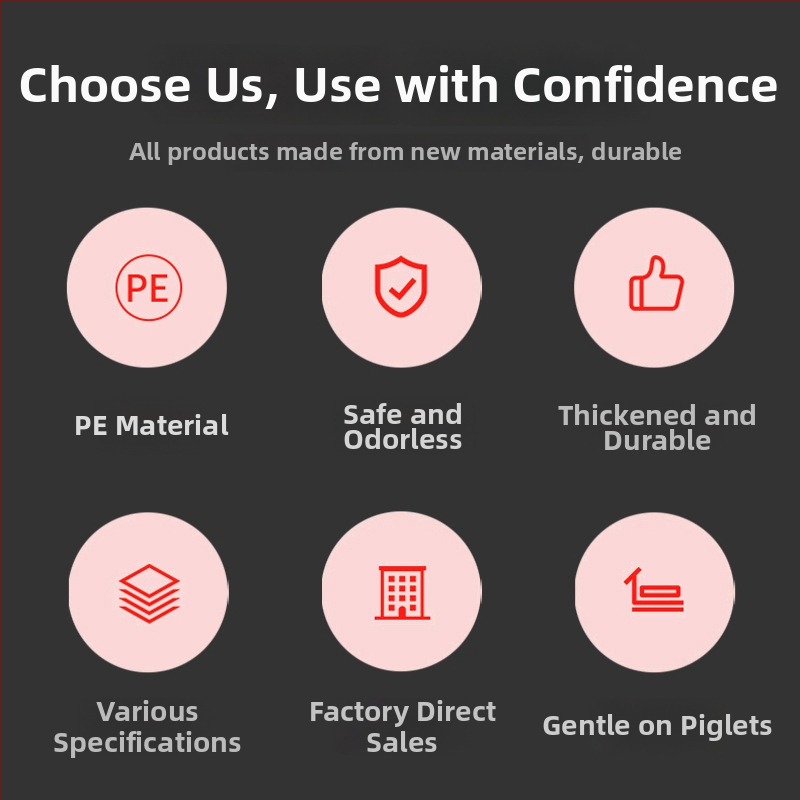 Rankinis kiaulių ganymo įrenginys – su stambesniu dizainu, plastmasinis, patvarus kiaulių ūkyje