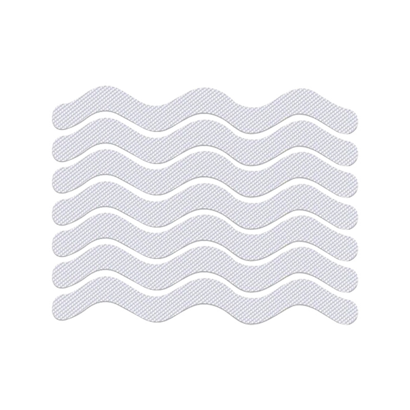 Vonios kambario neslidžios juostelės laiptams, lipnios, Peva guma, S formos ir juostos, -20–100 °C