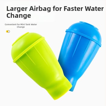 Naypet аквариумен сифон за почистване — ръчно всмукване, смяна на вода, сифонна тръба, подходящ за аквариуми с риби и костенурки