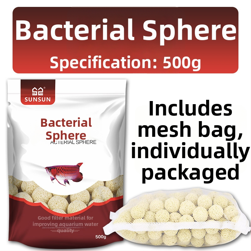 Akvariumo filtravimo medžiaga – Septyni viename filtravimas su Keraminiu žiedu, Biocheminės kamuoliukais, Maifan akmeniu, Vulkaniniu akmeniu; Svoris 0,5 kg; Prekė Sensen; Skirta gėlavandeniams žuvims