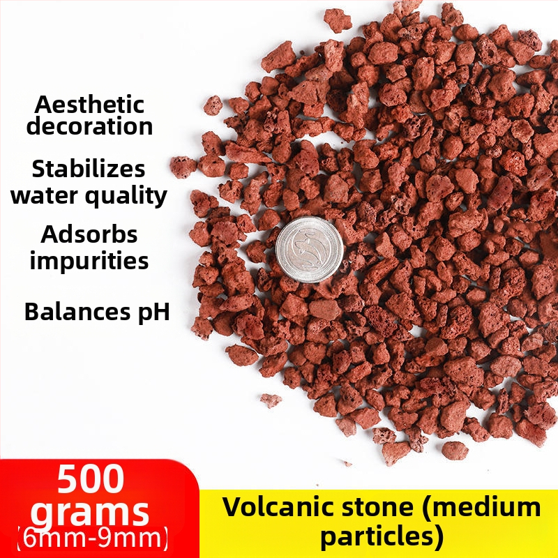 Akvariumo filtravimo medžiaga – Septyni viename filtravimas su Keraminiu žiedu, Biocheminės kamuoliukais, Maifan akmeniu, Vulkaniniu akmeniu; Svoris 0,5 kg; Prekė Sensen; Skirta gėlavandeniams žuvims