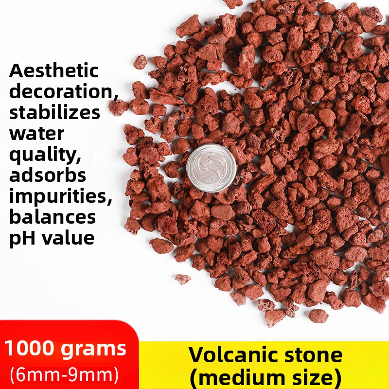 Akvariumo filtravimo medžiaga – Septyni viename filtravimas su Keraminiu žiedu, Biocheminės kamuoliukais, Maifan akmeniu, Vulkaniniu akmeniu; Svoris 0,5 kg; Prekė Sensen; Skirta gėlavandeniams žuvims