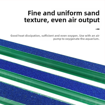 Akvārija aerācijas komplekts: gaisa akmens, gaisa caurule, burbuļu siena un smilšu lente — smilšains plastmass