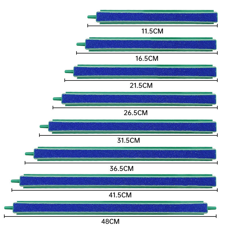 Аквариумен комплект за аериране: въздушен камък, въздушна тръба, стена с балончета и пясъчна лента — пластмаса от пясъчник
