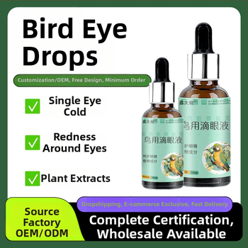 Akių lašai papūgoms — suaugusioms paukščių akims, ašarojančioms akims