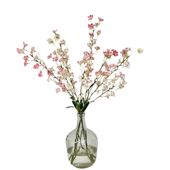 Umjetni cvijet od satena, Lily of the Valley sorta, jedna grančica, za vjenčanja, vanjsku upotrebu, rekviziti za fotografiju, kućni dekor