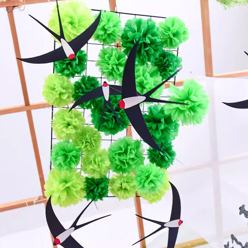 Lechuang vidaus pakabinama dekoracija su varnėnu – pavasario stilius, medžiaga: Kita, patalpų įrengimo priedas