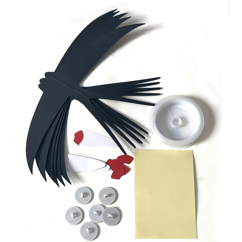 Lechuang vidaus pakabinama dekoracija su varnėnu – pavasario stilius, medžiaga: Kita, patalpų įrengimo priedas