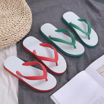 Джапанки за плаж, мъжки гумени, с открит пръст, вулканизирана подметка, закопчаване с дръпване