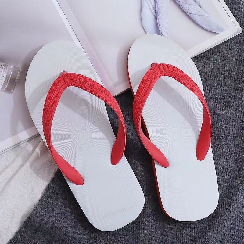 Джапанки за плаж, мъжки гумени, с открит пръст, вулканизирана подметка, закопчаване с дръпване