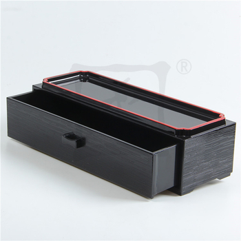 ABS plastikinė dėžutė lazdelėms, japonų stiliaus, ištraukiama, restoranams, su logotipu