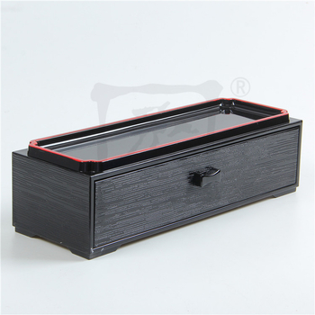 ABS plastikinė dėžutė lazdelėms, japonų stiliaus, ištraukiama, restoranams, su logotipu