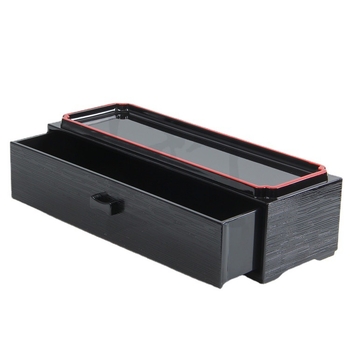 ABS plastikinė dėžutė lazdelėms, japonų stiliaus, ištraukiama, restoranams, su logotipu