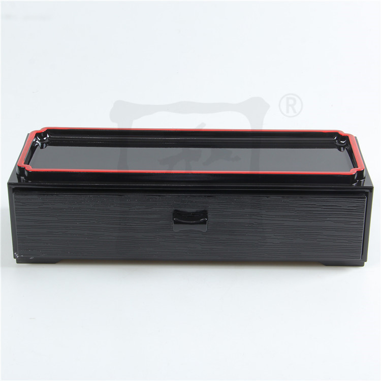 ABS plastikinė dėžutė lazdelėms, japonų stiliaus, ištraukiama, restoranams, su logotipu