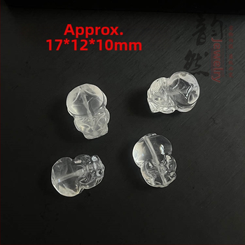 Kristāla pērlītes DIY rokassprādzei un kaklarotai – meandra motīvs, pulēta apdare, zīmols Abner, izcelsme Austrumu Ķīnas jūras