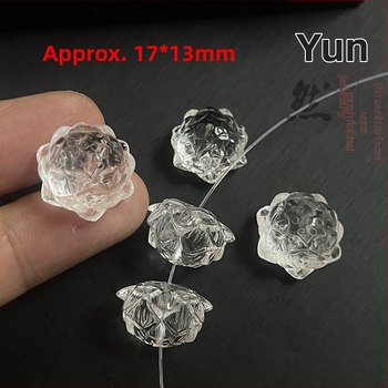 Kristāla pērlītes DIY rokassprādzei un kaklarotai – meandra motīvs, pulēta apdare, zīmols Abner, izcelsme Austrumu Ķīnas jūras