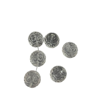 Kristāla pērlītes DIY rokassprādzei un kaklarotai – meandra motīvs, pulēta apdare, zīmols Abner, izcelsme Austrumu Ķīnas jūras