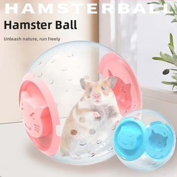 Hamsterio bėgimo kamuolys ir ratukas – plastikas, kilmė Zhejiang, pakuotė 40 vnt, svoris 0,2 kg
