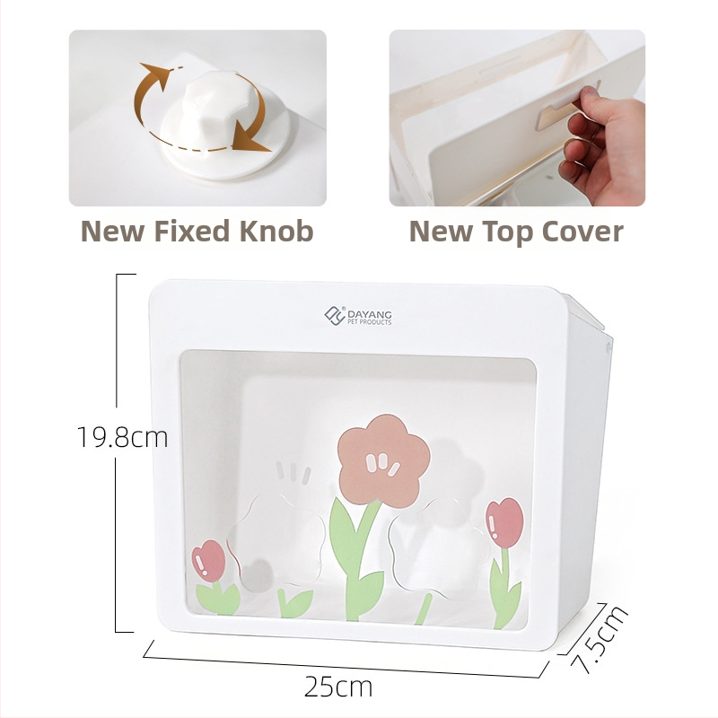 Zuikių šieno laikiklis – įmontuotas, galima pakabinti, didelė talpa – Materijal: Ph+ps metal; Prekės ženklas: Dayang; Kategorija: naminiams gyvūnams lizdas