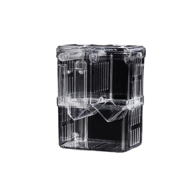 Акрилна изолационна кутия за аквариум за развъждане, двойнослойна, инкубация