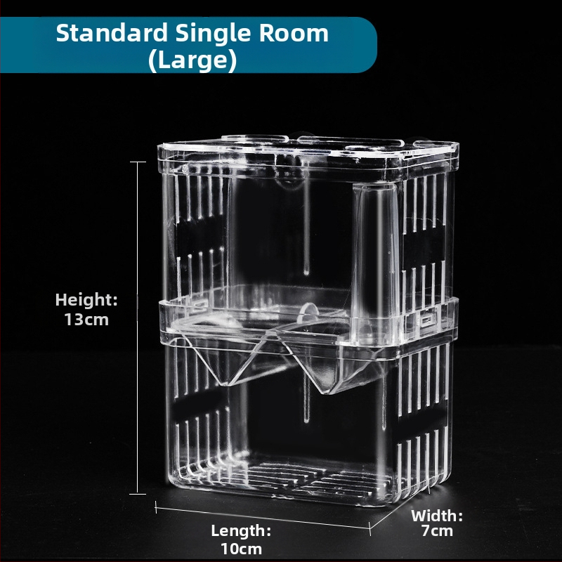 Акрилна изолационна кутия за аквариум за развъждане, двойнослойна, инкубация