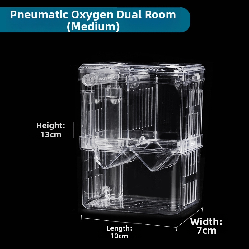 Акрилна изолационна кутия за аквариум за развъждане, двойнослойна, инкубация