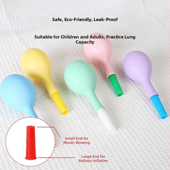 Hingamistreeningu baloon eakatele ja lastele, lateksbalon, ümmarguse kujuga, Can logoga