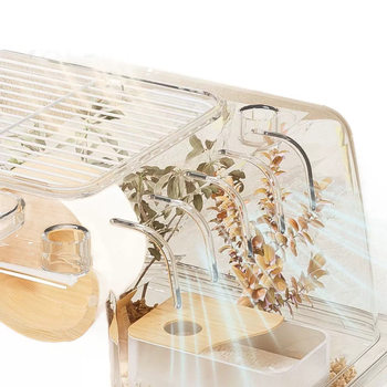 Drvena kutija za hamster s prozirnom kućicom i zimskom kutijom za razmnožavanje