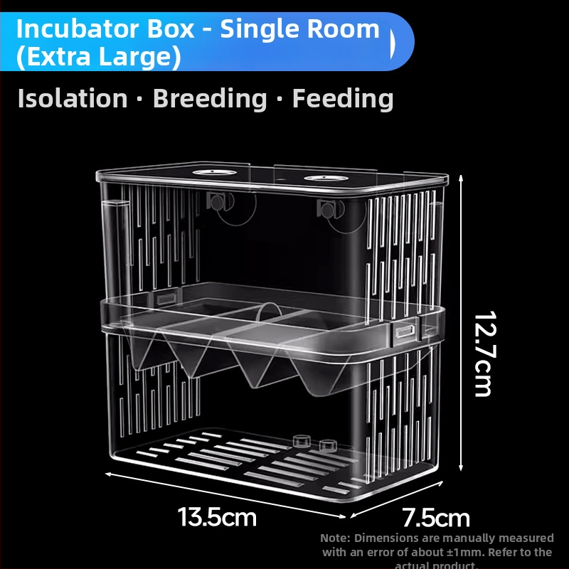 Самоплаващ изолиращ инкубатор за хайвер на малки риби с кислороден порт за люпене — Nai Chong аквариумна кутия за развъждане
