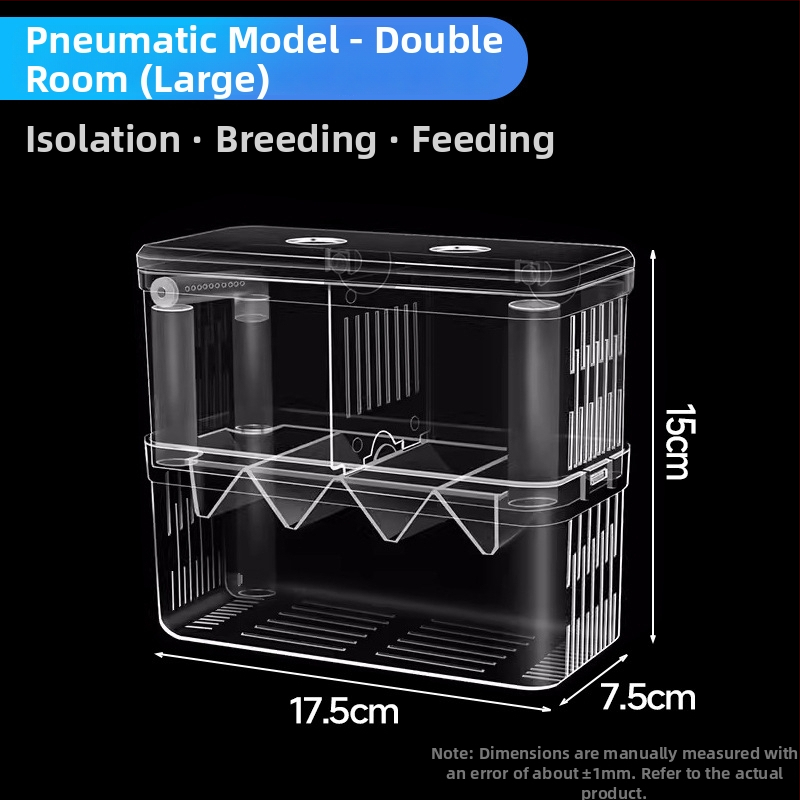 Самоплаващ изолиращ инкубатор за хайвер на малки риби с кислороден порт за люпене — Nai Chong аквариумна кутия за развъждане