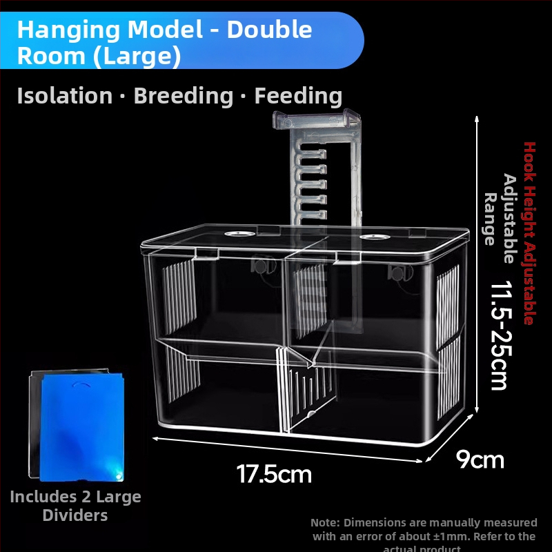 Самоплаващ изолиращ инкубатор за хайвер на малки риби с кислороден порт за люпене — Nai Chong аквариумна кутия за развъждане