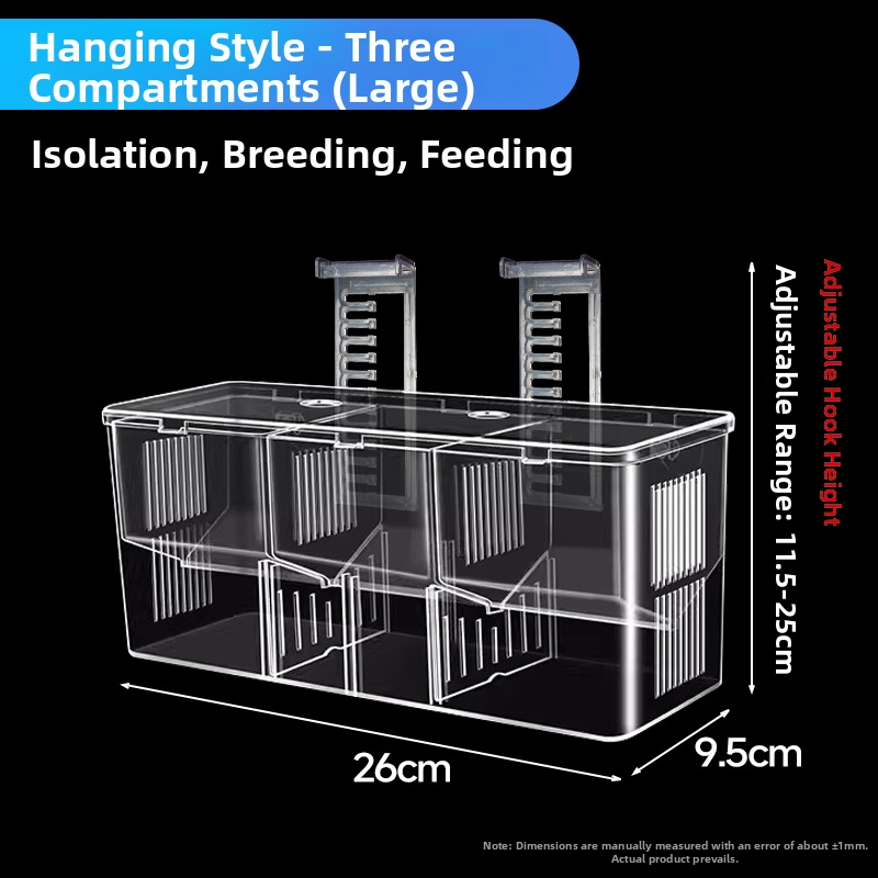 Самоплаващ изолиращ инкубатор за хайвер на малки риби с кислороден порт за люпене — Nai Chong аквариумна кутия за развъждане