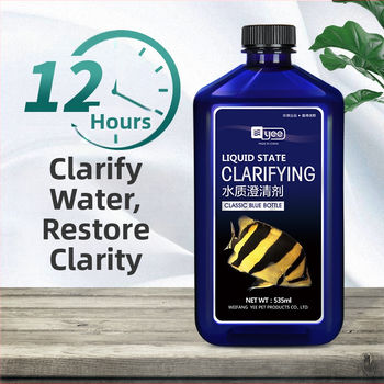 Akvārija ūdens attīrītājs - YEE plastmasas pudeles tīrīšanas līdzeklis akvārijiem, 0,55 kg, ražots Ķīnā