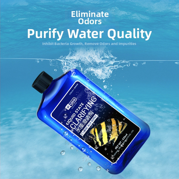 Akvārija ūdens attīrītājs - YEE plastmasas pudeles tīrīšanas līdzeklis akvārijiem, 0,55 kg, ražots Ķīnā