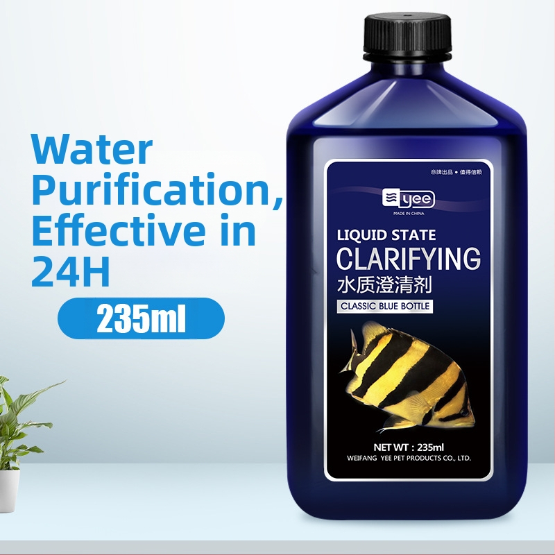 Akvārija ūdens attīrītājs - YEE plastmasas pudeles tīrīšanas līdzeklis akvārijiem, 0,55 kg, ražots Ķīnā