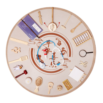 Blessings – Vaiko pirmos gimtadienio rekvizitų rinkinio komplektas, modernus kinų stilius vietos dekoravimui